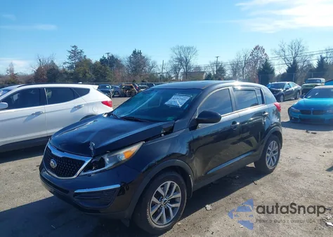 2016 Kia Sportage Lx из США, поврежденный, VIN KNDPB3AC2G7850376